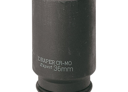 Draper HI-TORQ 6 Point Deep Impact Socket, 3/4" Sq. Dr., 36mm 71940 Draper - Town Tools 