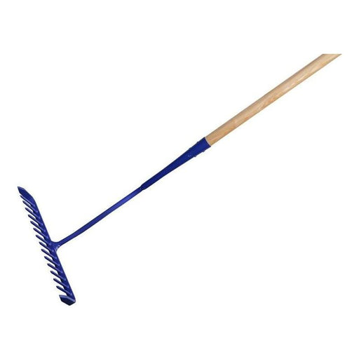 Faithfull Tarmac Rake 16 Round Teeth - Wooden Handled Faithfull - RockBottom Northampton