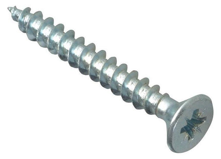 Forgefix Multi-Purpose Pozi Compatible Screw CSK ST ZP 5 x 40mm Box 200 ForgeFix - RockBottom Northampton
