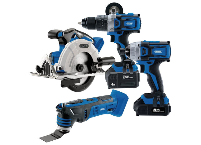 Draper D20 20V Carpenter/Joiner Cordless Tool Kit 99243 Draper - Town Tools 