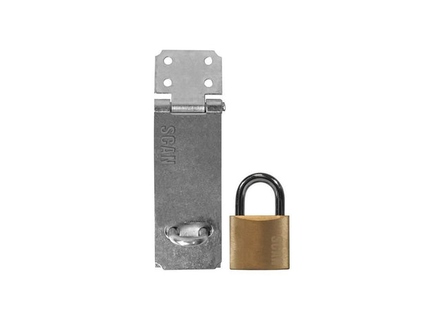 Scan Hasp and Staple 117mm + 40mm Padlock Scan - RockBottom Nothampton