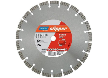 Norton Clipper Classic Beton Diamond Blade 300 x 20mm Norton Clipper - RockBottom Nothampton