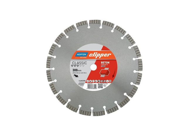 Norton Clipper Classic Beton Diamond Blade 300 x 20mm Norton Clipper - RockBottom Nothampton