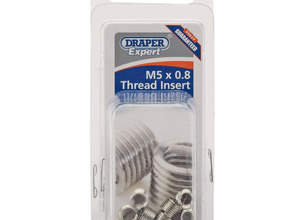 Draper Metric Thread Insert Refill, M5 x 0.8 (Pack of 12) 21706 Draper - Town Tools 
