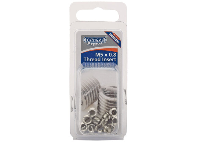 Draper Metric Thread Insert Refill, M5 x 0.8 (Pack of 12) 21706 Draper - Town Tools 