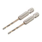 Dewalt Power Tools BLACK&GOLD Hex HSS-G Drill Bits (2) 2.5mm DeWALT Power Tools - RockBottom Northampton