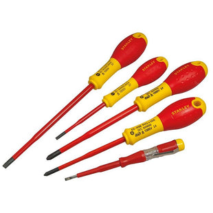 Stanley® Hand Tools FatMax® VDE Insulated Screwdriver Set, 5 Piece Plusminus STANLEY® Hand Tools - RockBottom Nothampton