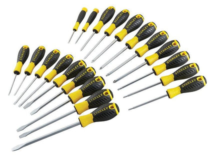 Stanley® Hand Tools 0-60-213 Essential Screwdriver Set, 20 Piece STANLEY® Hand Tools - RockBottom Nothampton