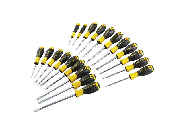 Stanley® Hand Tools 0-60-213 Essential Screwdriver Set, 20 Piece STANLEY® Hand Tools - RockBottom Nothampton