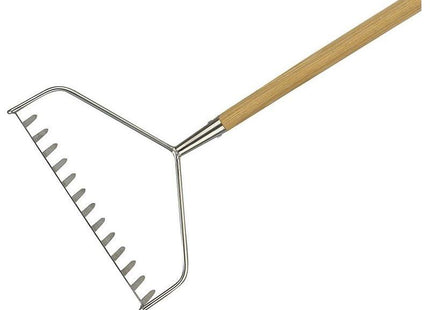 Kent & Stowe Stainless Steel Long Handled Soil Rake, FSC® Kent & Stowe - RockBottom Northampton