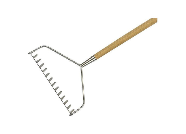 Kent & Stowe Stainless Steel Long Handled Soil Rake, FSC® Kent & Stowe - RockBottom Northampton