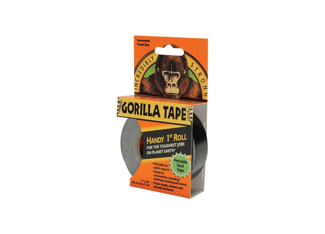 Gorilla Glue Gorilla Tape® Handy Roll 25mm x 9m Black Gorilla Glue - RockBottom Northampton