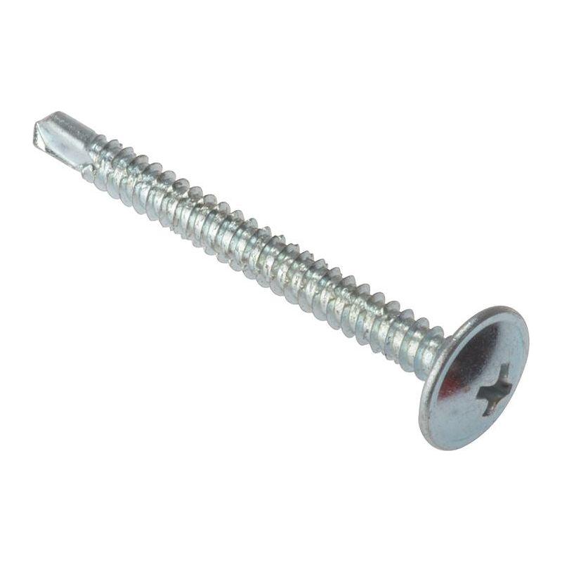 Forgefix Baypole Self-Drill Screw Phillips Wafer Head ZP 4.8 x 70mm Box 100 ForgeFix - RockBottom Northampton