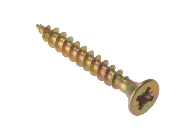Forgefix Multi-Purpose Pozi Compatible Screw CSK ST ZYP 3.5 x 15mm Box 200 ForgeFix - RockBottom Northampton