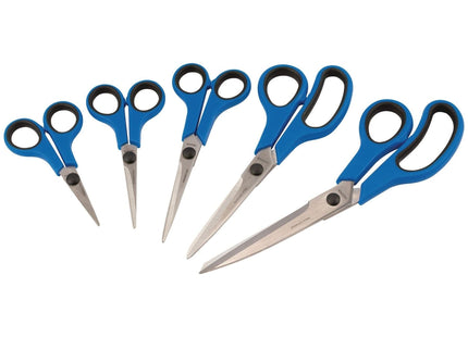 Draper Soft Grip Household Scissor Set (5 Piece) Draper - Town Tools