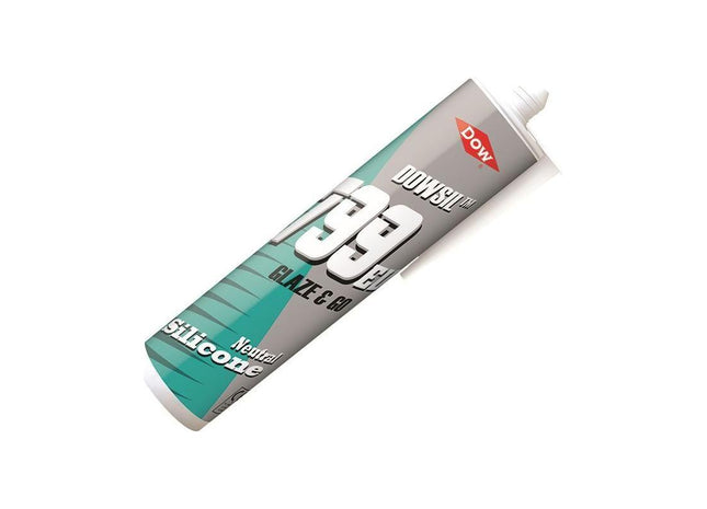 Dowsil 799 Glaze & Go Silicone Sealant White 310ml Dowsil - RockBottom Northampton
