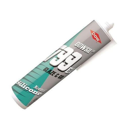 Dowsil 799 Glaze & Go Silicone Sealant White 310ml Dowsil - RockBottom Northampton