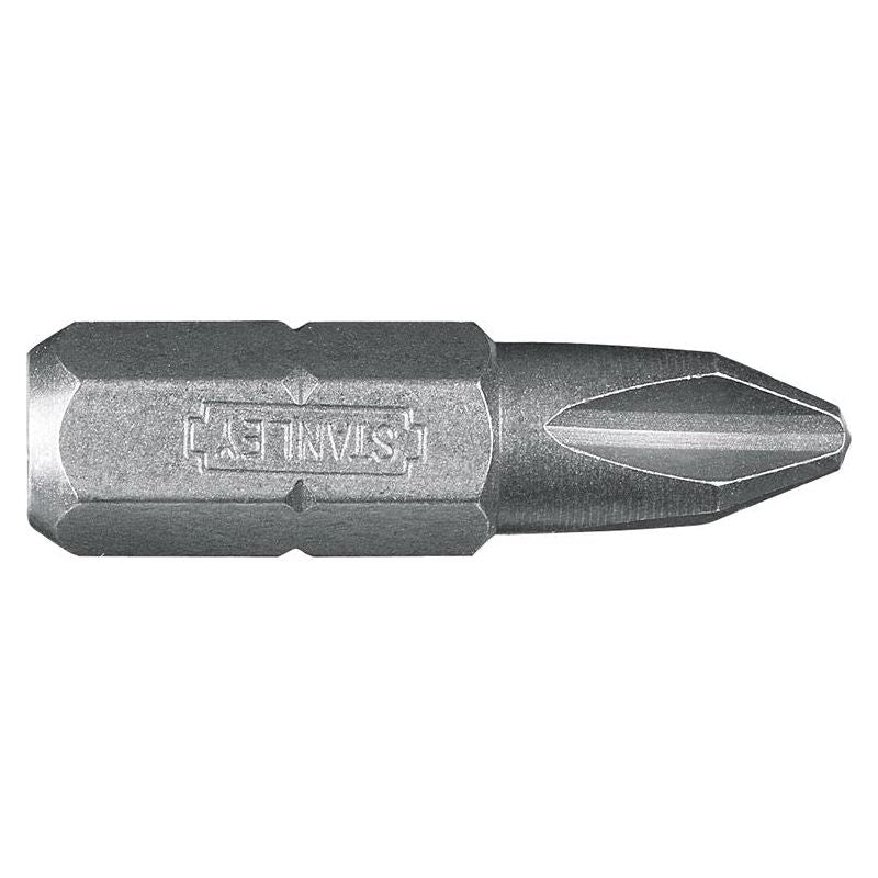 Stanley® Hand Tools Phillips Bits PH2 x 25mm (Box 25) STANLEY® Hand Tools - RockBottom Nothampton