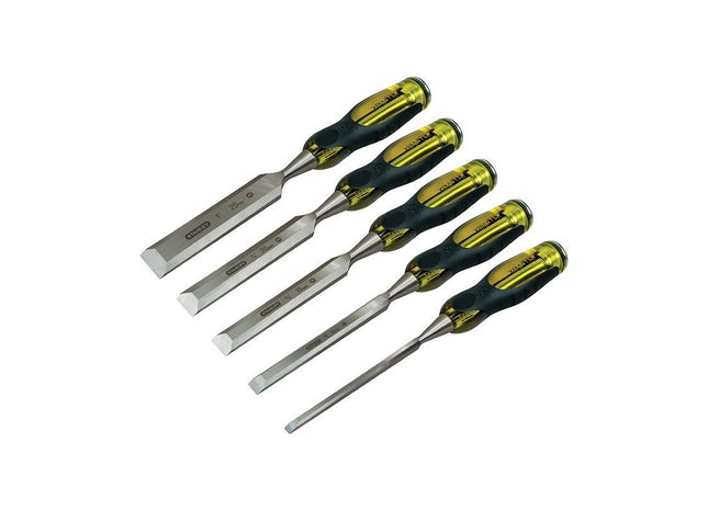 Stanley® Hand Tools FatMax® Bevel Edge Chisel with Thru Tang Set, 5 Piece STANLEY® Hand Tools - RockBottom Nothampton