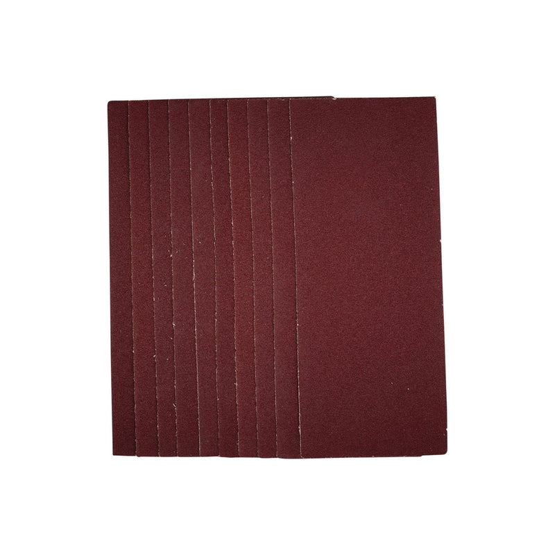 Draper 1/3 Sanding Sheets, 93 x 230mm, 80 Grit (Pack of 10) 55748 Draper - Town Tools 