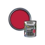 Ronseal Garden Paint Moroccan Red 750ml Ronseal - RockBottom Nothampton