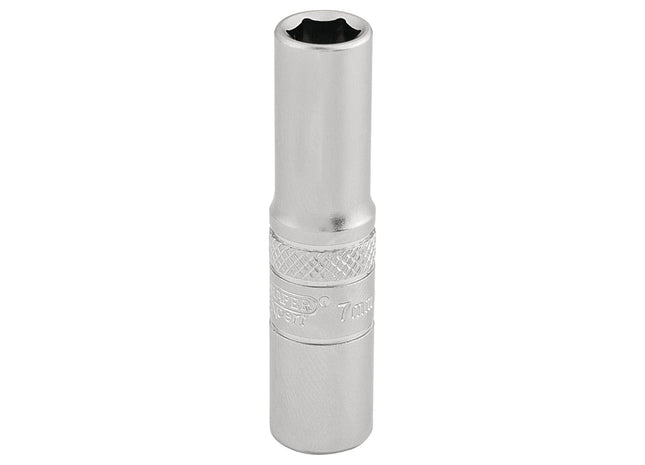 Draper 6 Point Deep Socket, 1/4" Sq. Dr., 7mm 16527 Draper - Town Tools 