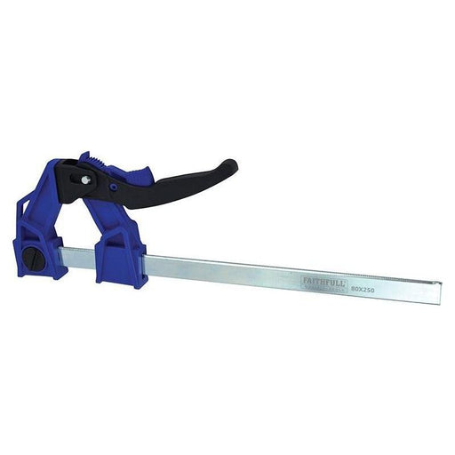 Faithfull Heavy-Duty Lever Clamp Capacity 250mm Faithfull - RockBottom Northampton