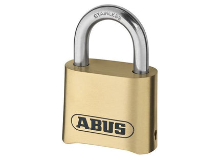 Abus Mechanical 180IB/50 50mm Brass Body Combination Padlock (4-Digit) Carded ABUS Mechanical - RockBottom Northampton 