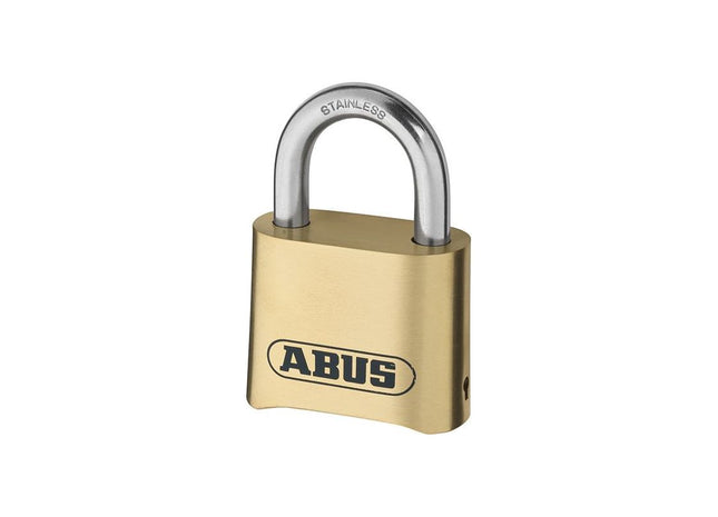 Abus Mechanical 180IB/50 50mm Brass Body Combination Padlock (4-Digit) Carded ABUS Mechanical - RockBottom Northampton 