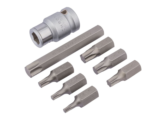 Draper TX-STAR Bit Set, 1/2" Sq. Dr. (8 Piece) 83562 Draper - Town Tools 