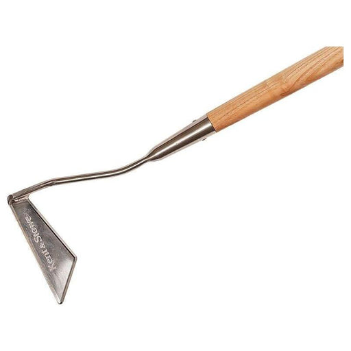 Kent & Stowe Stainless Steel Long Handled 3-Edged Hoe, FSC® Kent & Stowe - RockBottom Northampton