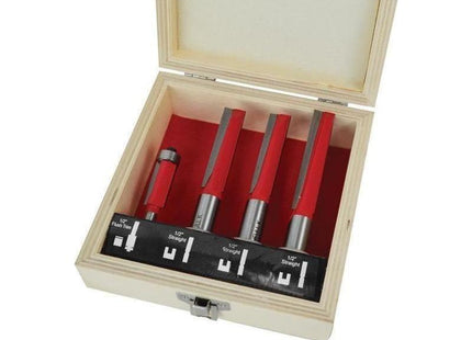 Faithfull Router Bit Set for Worktop Jig, 4 Piece Faithfull - RockBottom Northampton