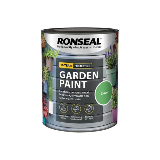 Ronseal Garden Paint Clover 750ml Ronseal - RockBottom Nothampton