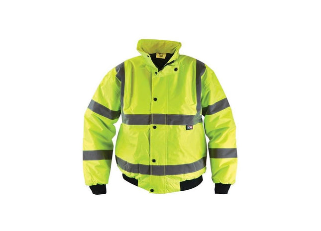 Scan Hi-Vis Yellow Bomber Jacket - XL (48in) Scan - RockBottom Nothampton