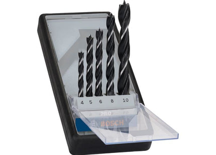 Bosch Powertool Accessories PRO Wood Brad Point Drill Bit Set, 5 Piece Bosch Powertool Accessories - RockBottom Northampton