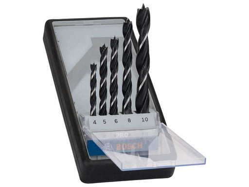 Bosch Powertool Accessories PRO Wood Brad Point Drill Bit Set, 5 Piece Bosch Powertool Accessories - RockBottom Northampton