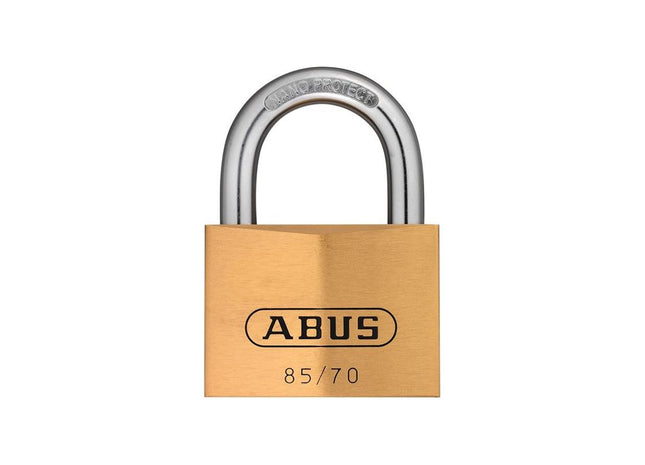 Abus Mechanical 85/70mm Brass Padlock Keyed Alike 121 ABUS Mechanical - RockBottom Northampton 