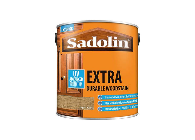 Sadolin Extra Durable Woodstain Light Oak 2.5 litre Sadolin - RockBottom Nothampton