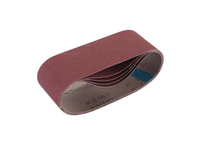 Draper Cloth Sanding Belt, 75 x 457mm, 180 Grit (Pack of 5) 09236 Draper - Town Tools 