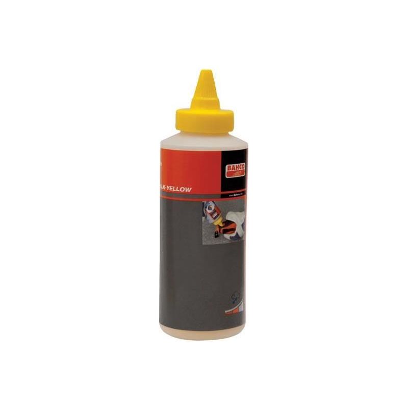 Bahco Marking Chalk Pour Bottle Yellow 227g Bahco - RockBottom Northampton