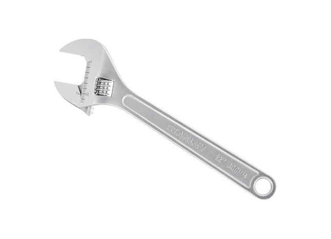 Stanley® Hand Tools Metal Adjustable Wrench 300mm (12in) STANLEY® Hand Tools - RockBottom Nothampton