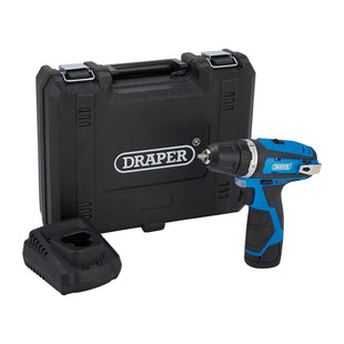 Draper 12V Drill Driver, 1 x 1.5Ah Battery, 1 x Fast Charger Draper - Town Tools