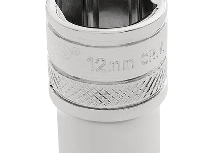 Draper HI-TORQ 6 Point Socket, 1/4" Sq. Dr., 12mm 32569 Draper - Town Tools 