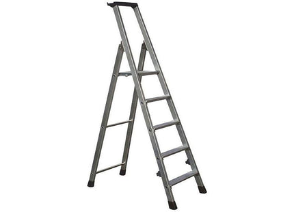 Zarges Trade Platform Steps, Platform Height 1.05m 5 Rungs Zarges - RockBottom Northampton