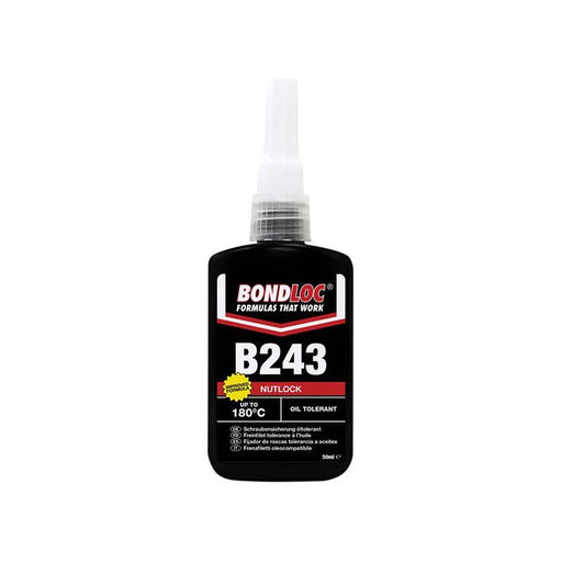 Bondloc B243 Nutlock Medium Strength Threadlocker 50ml Bondloc - RockBottom Northampton
