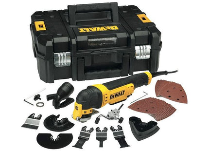 Dewalt Power Tools DWE315KT Multi-Tool Quick Change Kit & TSTAK 300W 110V DeWALT Power Tools - RockBottom Northampton