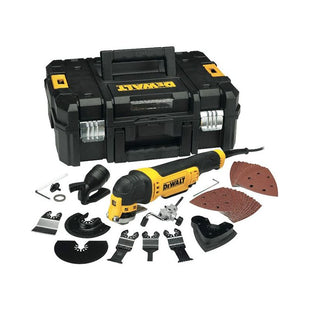 Dewalt Power Tools DWE315KT Multi-Tool Quick Change Kit & TSTAK 300W 110V DeWALT Power Tools - RockBottom Northampton