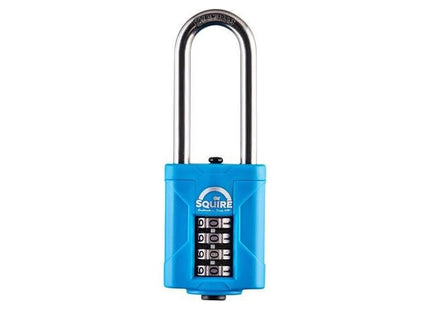Squire CP50S25 Heavy-Duty Rustproof Marine Combi Padlock 50mm Long Shackle 63mm Squire - RockBottom Nothampton