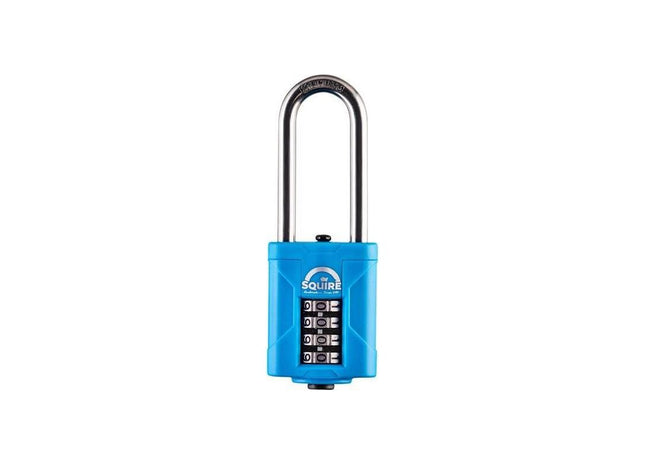 Squire CP50S25 Heavy-Duty Rustproof Marine Combi Padlock 50mm Long Shackle 63mm Squire - RockBottom Nothampton