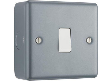 Masterplug Metal Clad 1-Gang 2-Way Light Switch Masterplug - RockBottom Northampton